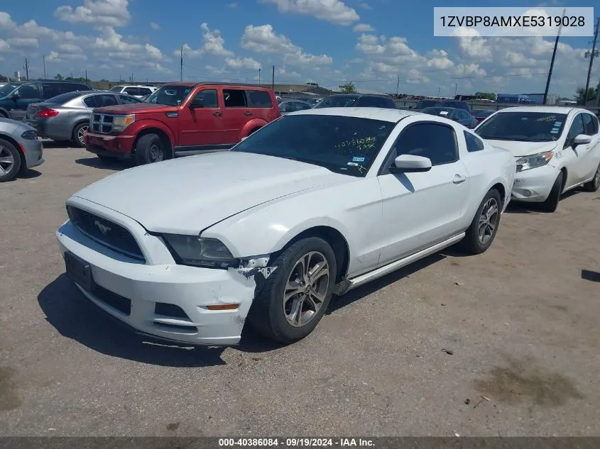 2014 Ford Mustang V6 Premium VIN: 1ZVBP8AMXE5319028 Lot: 40386084