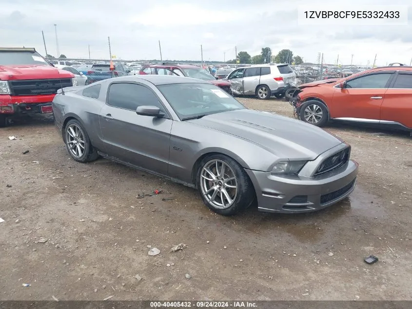 2014 Ford Mustang Gt Premium VIN: 1ZVBP8CF9E5332433 Lot: 40405432