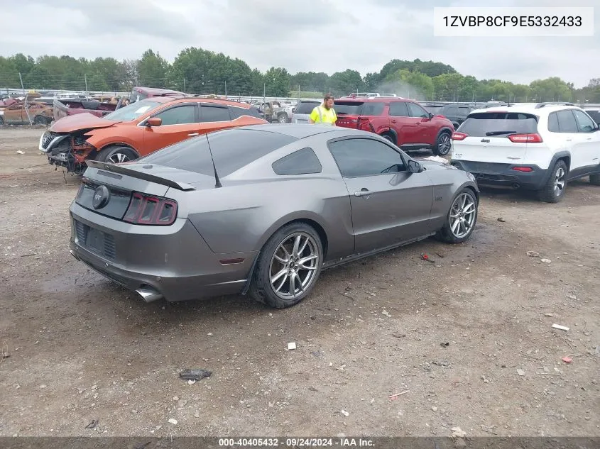 2014 Ford Mustang Gt Premium VIN: 1ZVBP8CF9E5332433 Lot: 40405432