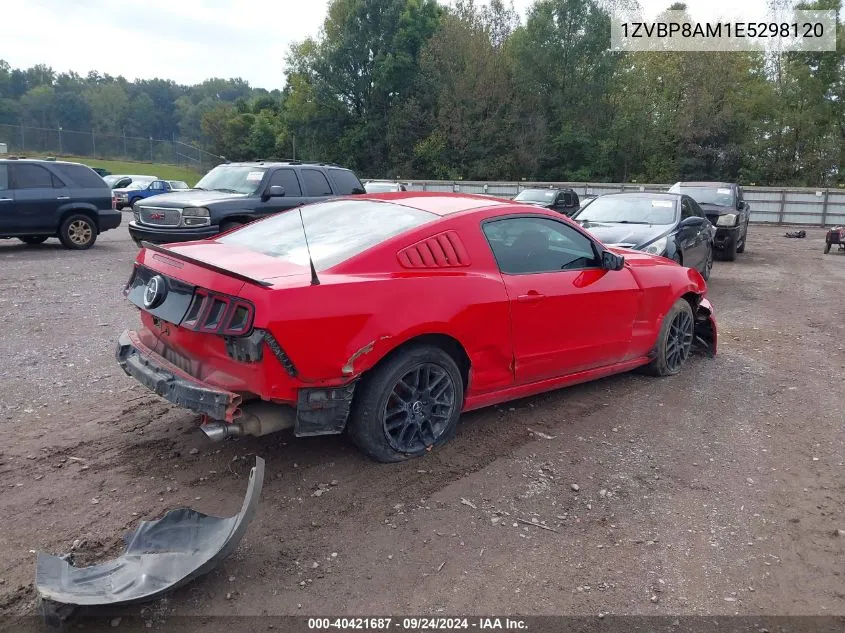 2014 Ford Mustang V6 VIN: 1ZVBP8AM1E5298120 Lot: 40421687