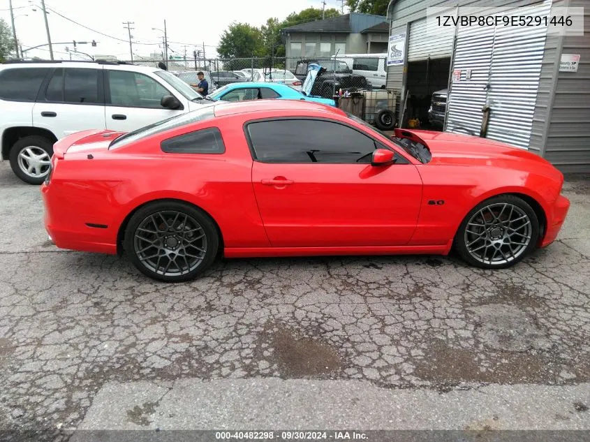 2014 Ford Mustang Gt Premium VIN: 1ZVBP8CF9E5291446 Lot: 40482298