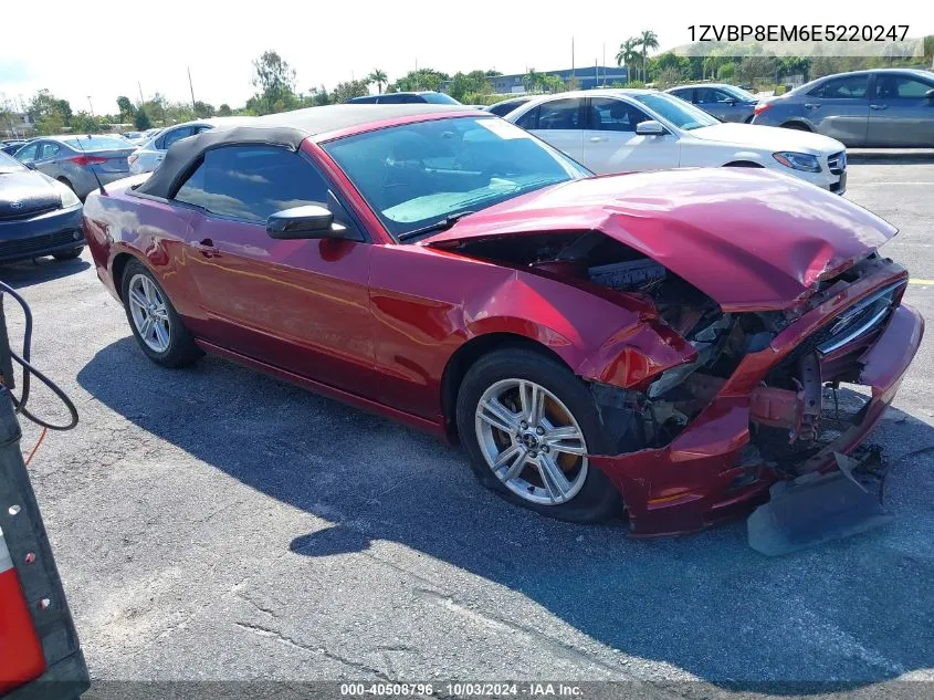 2014 Ford Mustang V6 VIN: 1ZVBP8EM6E5220247 Lot: 40508796