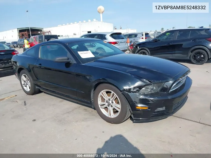 2014 Ford Mustang V6 VIN: 1ZVBP8AM8E5248332 Lot: 40588073