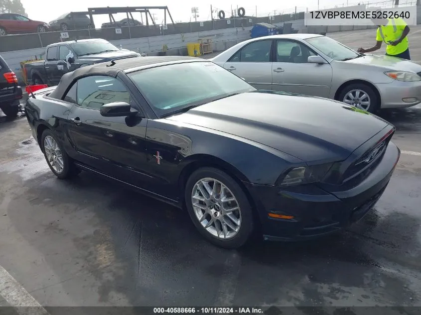 2014 Ford Mustang VIN: 1ZVBP8EM3E5252640 Lot: 40588666