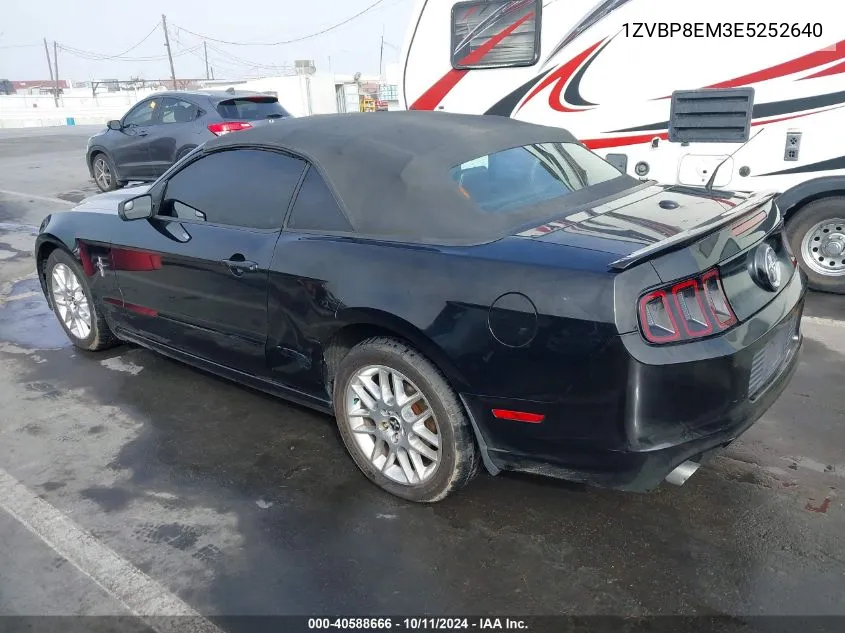 2014 Ford Mustang VIN: 1ZVBP8EM3E5252640 Lot: 40588666