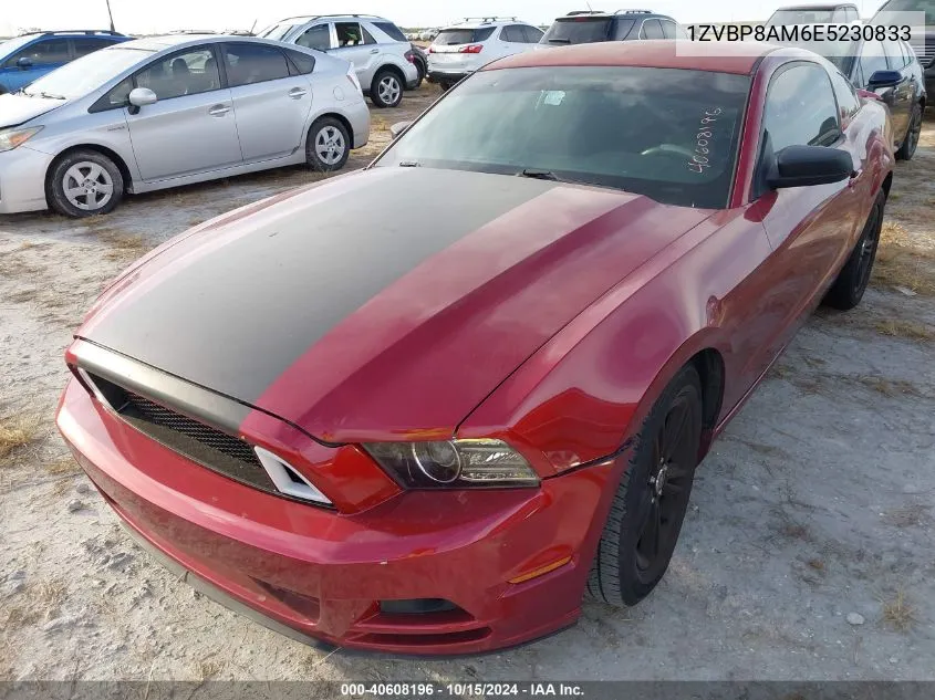 2014 Ford Mustang V6 VIN: 1ZVBP8AM6E5230833 Lot: 40608196