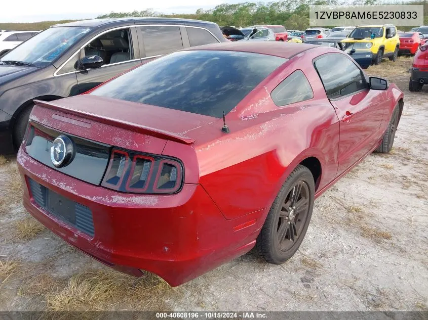 2014 Ford Mustang V6 VIN: 1ZVBP8AM6E5230833 Lot: 40608196