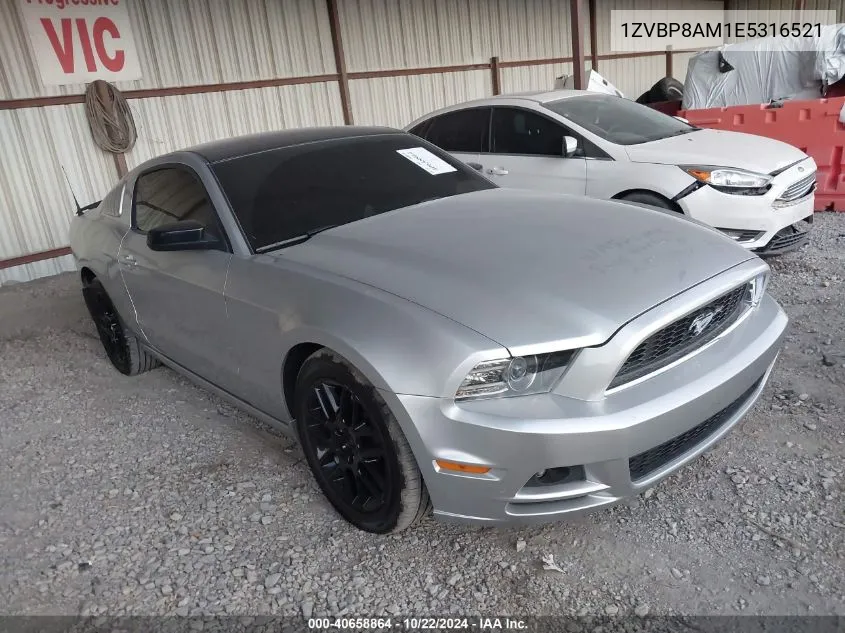 1ZVBP8AM1E5316521 2014 Ford Mustang V6