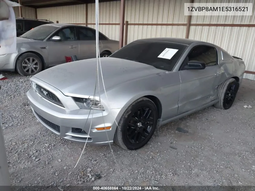 1ZVBP8AM1E5316521 2014 Ford Mustang V6