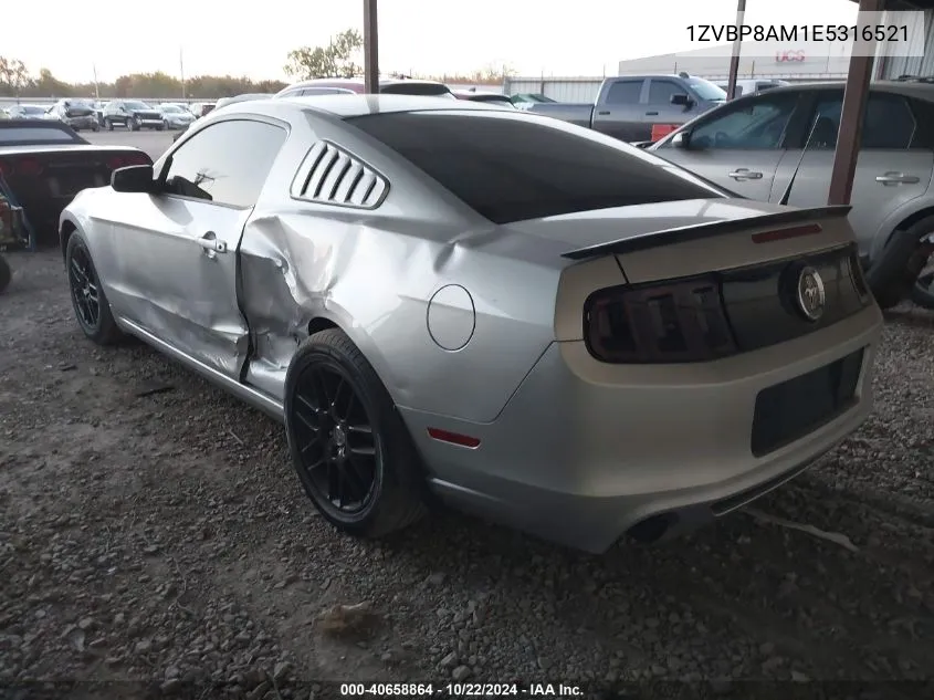 1ZVBP8AM1E5316521 2014 Ford Mustang V6