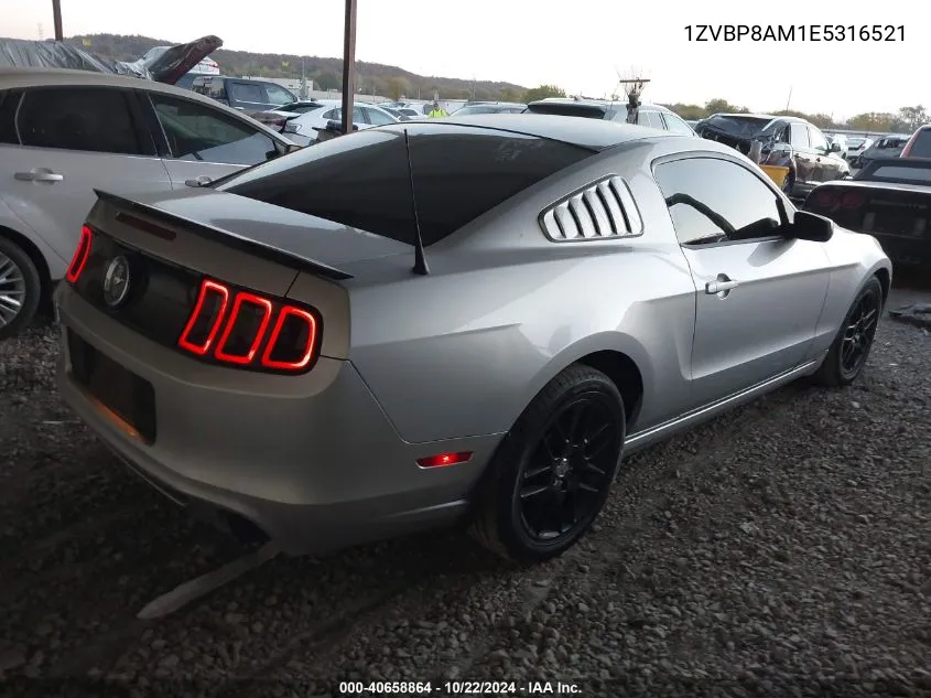 1ZVBP8AM1E5316521 2014 Ford Mustang V6