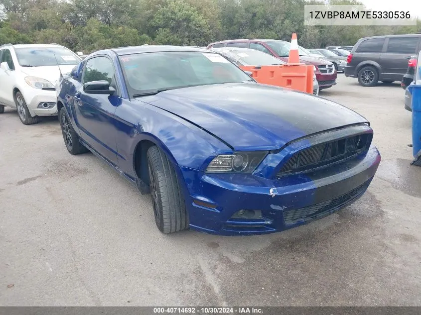 2014 Ford Mustang V6 VIN: 1ZVBP8AM7E5330536 Lot: 40714692