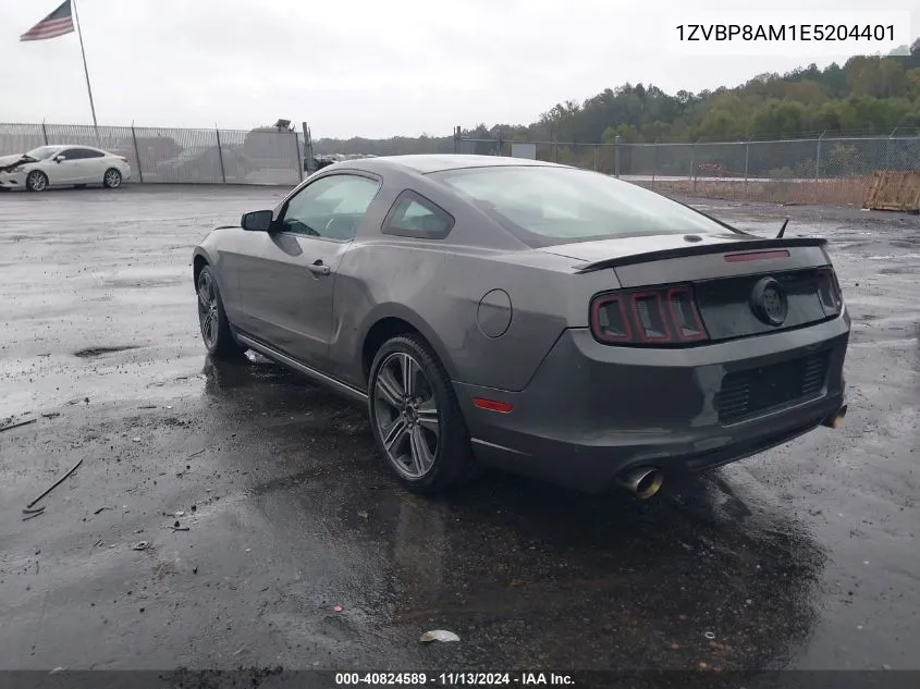 2014 Ford Mustang V6 Premium VIN: 1ZVBP8AM1E5204401 Lot: 40824589