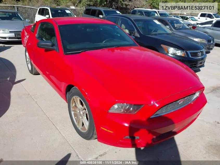 2014 Ford Mustang V6 VIN: 1ZVBP8AM1E5327101 Lot: 40838100