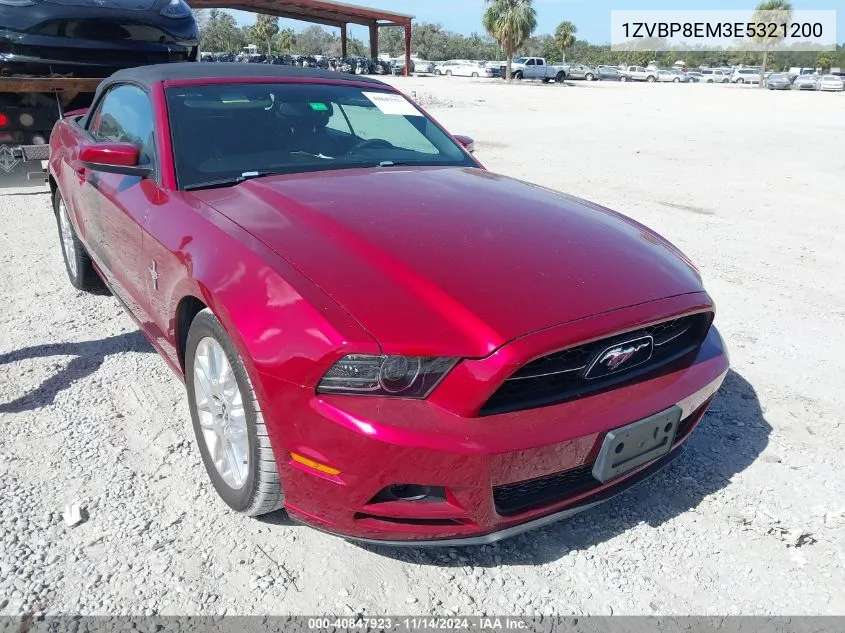 2014 Ford Mustang V6 Premium VIN: 1ZVBP8EM3E5321200 Lot: 40847923