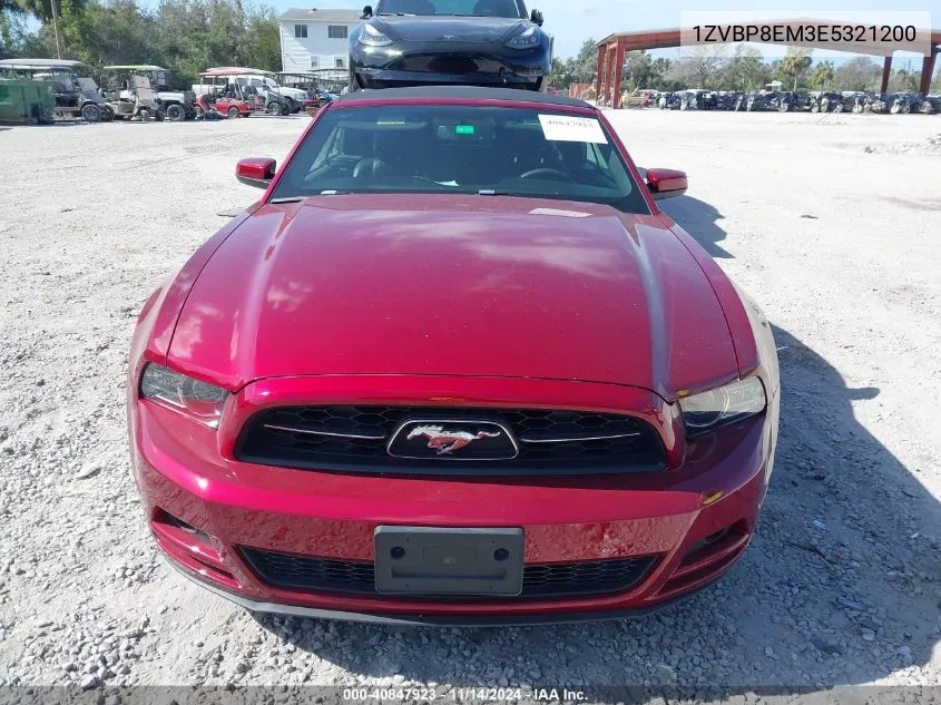 2014 Ford Mustang V6 Premium VIN: 1ZVBP8EM3E5321200 Lot: 40847923