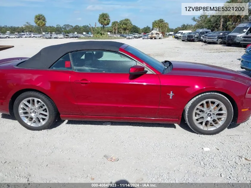 2014 Ford Mustang V6 Premium VIN: 1ZVBP8EM3E5321200 Lot: 40847923