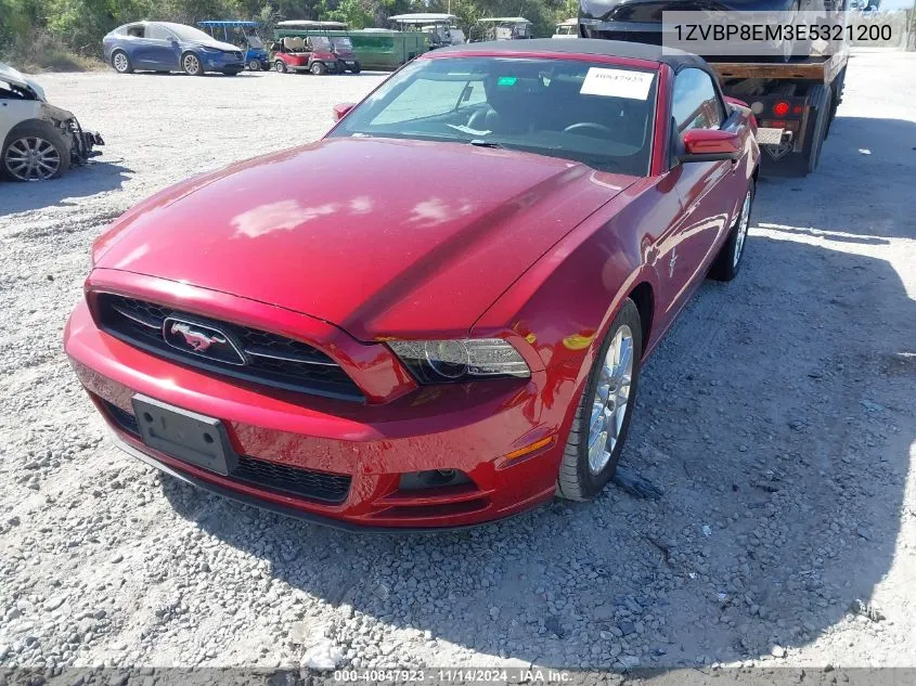 2014 Ford Mustang V6 Premium VIN: 1ZVBP8EM3E5321200 Lot: 40847923