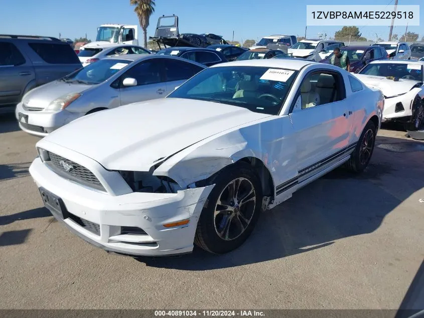 2014 Ford Mustang V6 Premium VIN: 1ZVBP8AM4E5229518 Lot: 40891034