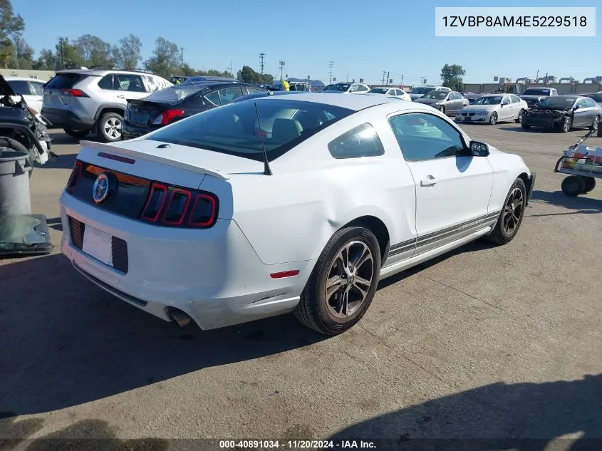 2014 Ford Mustang V6 Premium VIN: 1ZVBP8AM4E5229518 Lot: 40891034