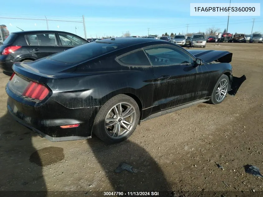 2015 Ford Mustang VIN: 1FA6P8TH6F5360090 Lot: 30047790