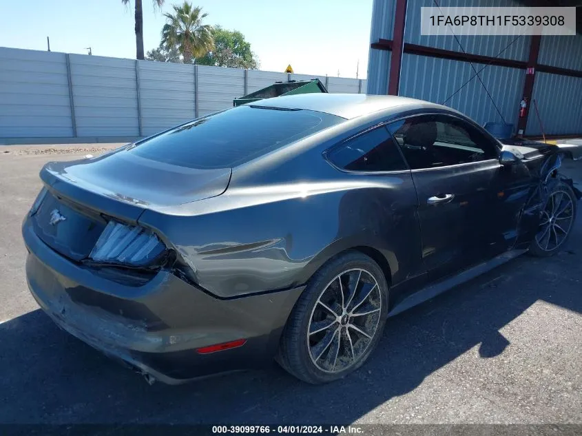 2015 Ford Mustang Ecoboost VIN: 1FA6P8TH1F5339308 Lot: 39099766