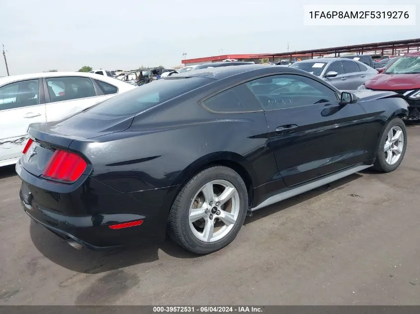 1FA6P8AM2F5319276 2015 Ford Mustang V6