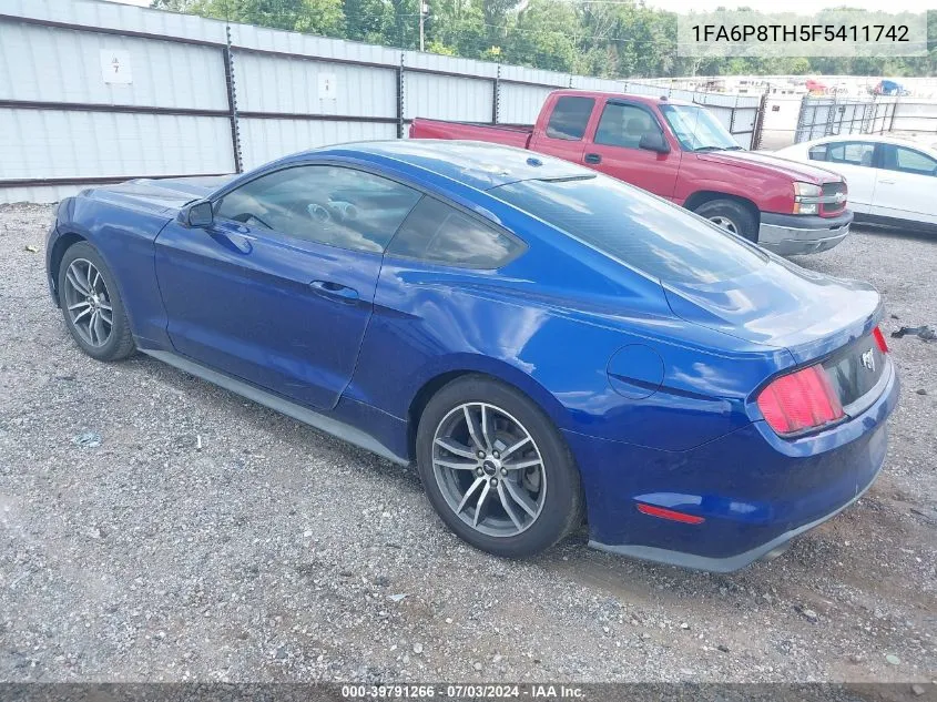 1FA6P8TH5F5411742 2015 Ford Mustang Ecoboost