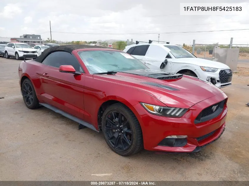 2015 Ford Mustang Ecoboost Premium VIN: 1FATP8UH8F5425183 Lot: 39873287