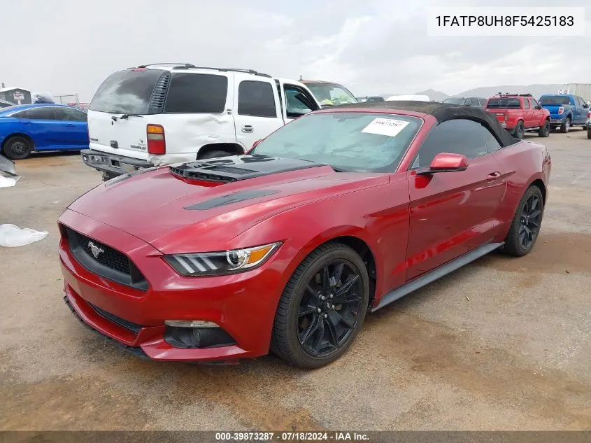 1FATP8UH8F5425183 2015 Ford Mustang Ecoboost Premium