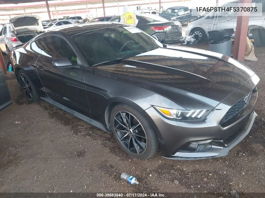 1FA6P8TH4F5370875 2015 Ford Mustang Ecoboost