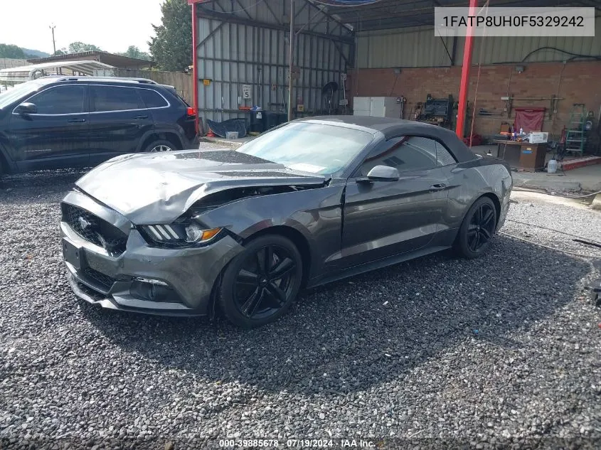 1FATP8UH0F5329242 2015 Ford Mustang Ecoboost Premium