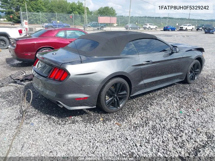 1FATP8UH0F5329242 2015 Ford Mustang Ecoboost Premium