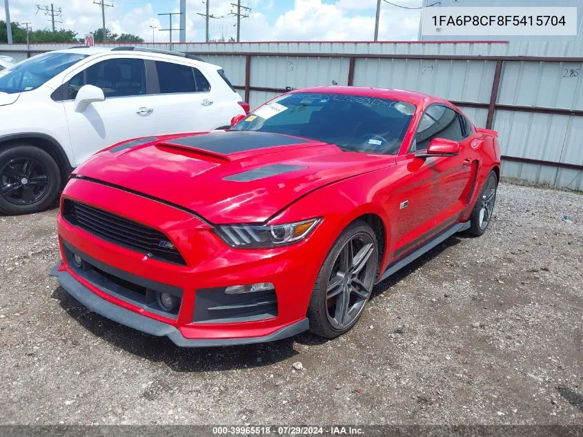 2015 Ford Mustang Gt Premium VIN: 1FA6P8CF8F5415704 Lot: 39965518