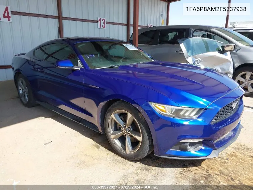 1FA6P8AM2F5337938 2015 Ford Mustang V6