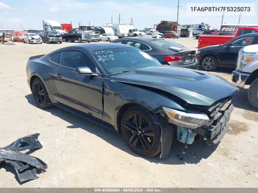 2015 Ford Mustang Ecoboost VIN: 1FA6P8TH7F5325073 Lot: 40065564