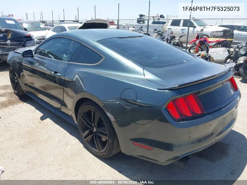 2015 Ford Mustang Ecoboost VIN: 1FA6P8TH7F5325073 Lot: 40065564