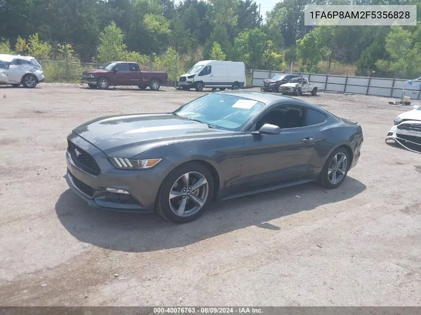 1FA6P8AM2F5356828 2015 Ford Mustang V6