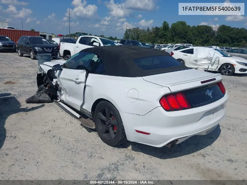 1FATP8EM5F5400639 2015 Ford Mustang V6