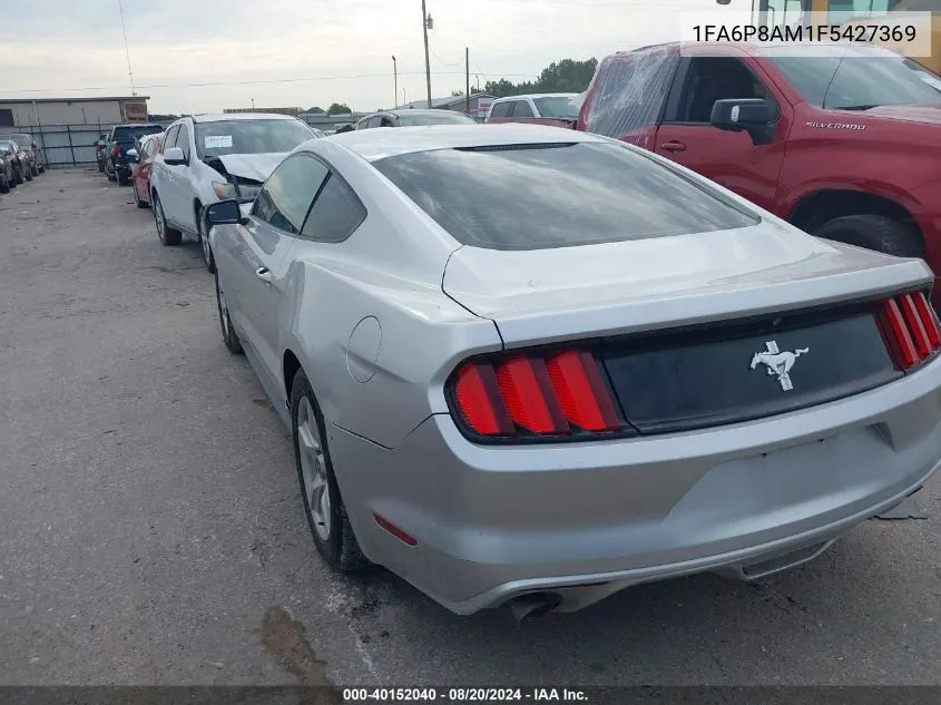 2015 Ford Mustang VIN: 1FA6P8AM1F5427369 Lot: 40152040