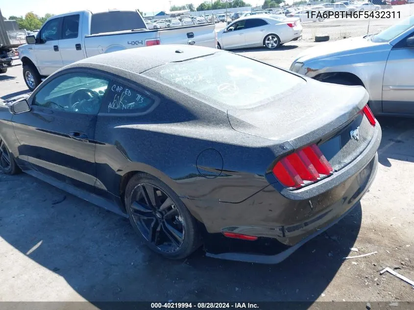 2015 Ford Mustang Ecoboost Premium VIN: 1FA6P8TH6F5432311 Lot: 40219994