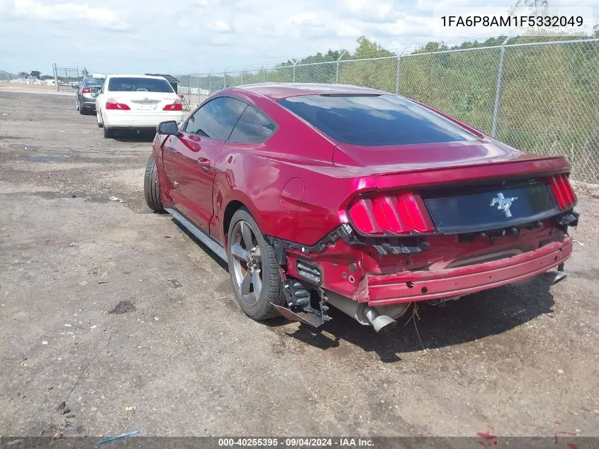 1FA6P8AM1F5332049 2015 Ford Mustang V6