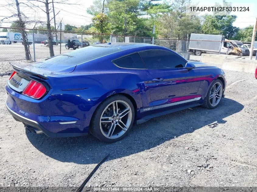 2015 Ford Mustang Ecoboost VIN: 1FA6P8TH2F5331234 Lot: 40273464