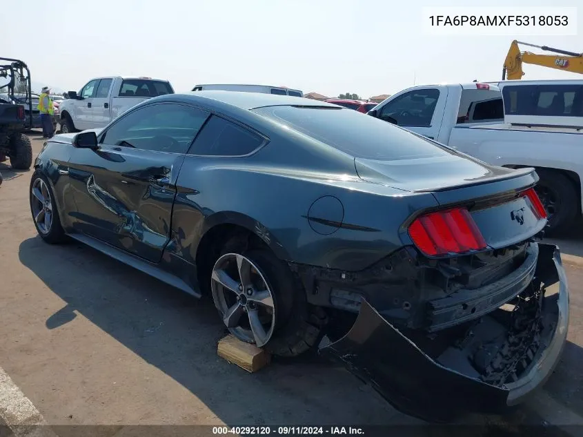 1FA6P8AMXF5318053 2015 Ford Mustang V6