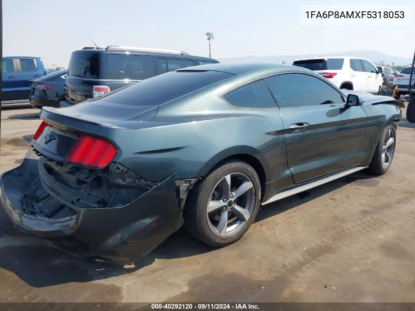 1FA6P8AMXF5318053 2015 Ford Mustang V6