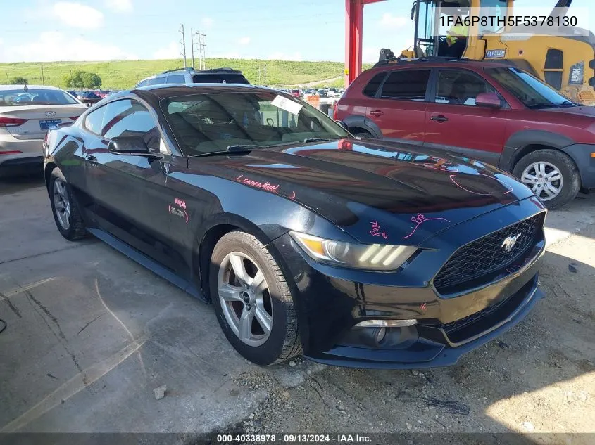 2015 Ford Mustang Ecoboost VIN: 1FA6P8TH5F5378130 Lot: 40338978