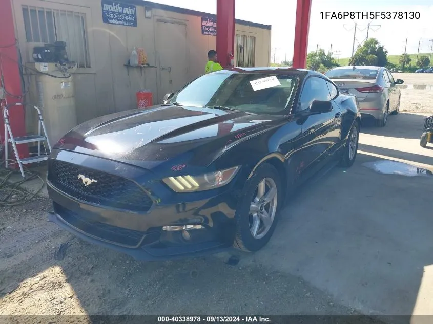 2015 Ford Mustang Ecoboost VIN: 1FA6P8TH5F5378130 Lot: 40338978