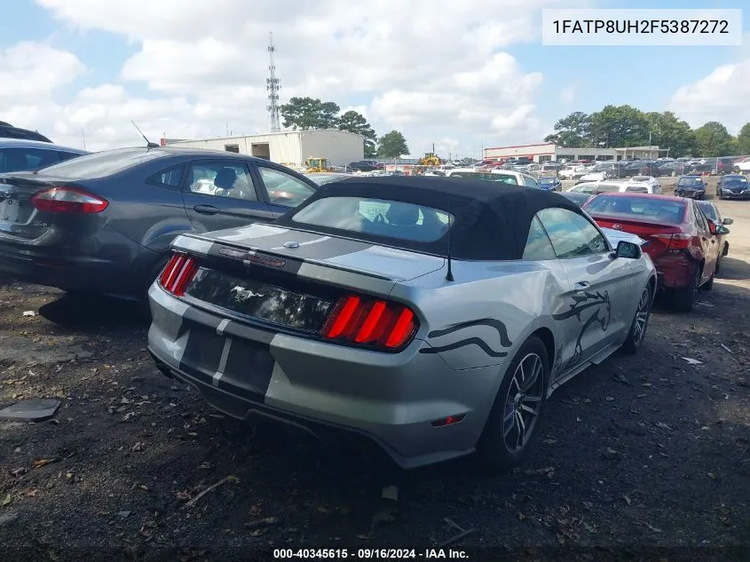 1FATP8UH2F5387272 2015 Ford Mustang Ecoboost Premium