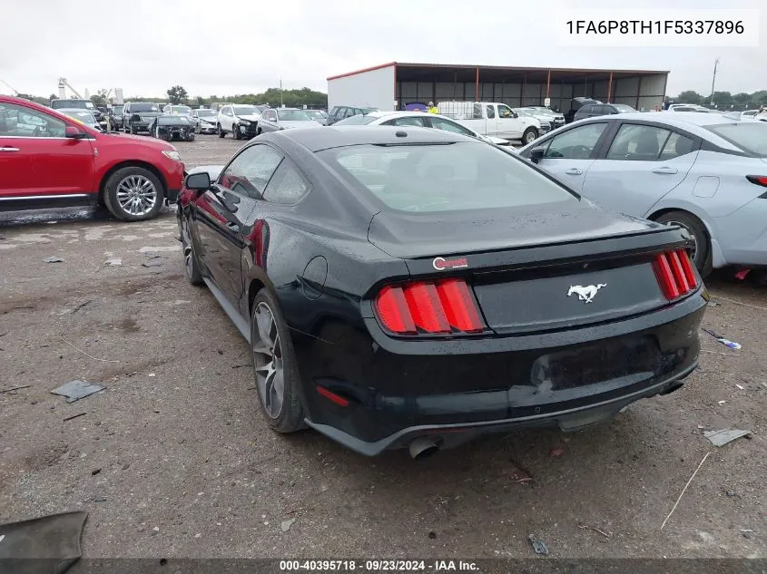 2015 Ford Mustang Ecoboost VIN: 1FA6P8TH1F5337896 Lot: 40395718