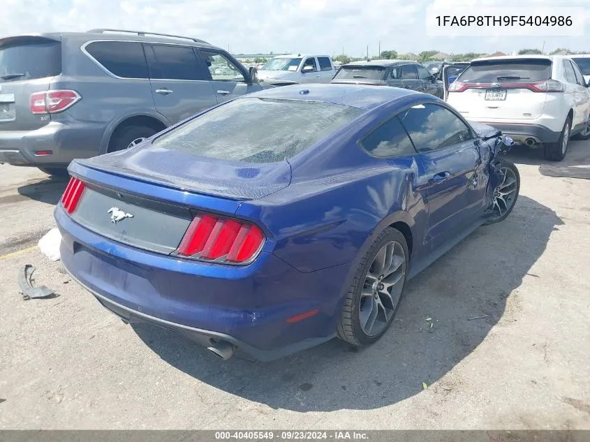 2015 Ford Mustang VIN: 1FA6P8TH9F5404986 Lot: 40405549